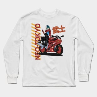 Neo-Tokyo Samurai Long Sleeve T-Shirt